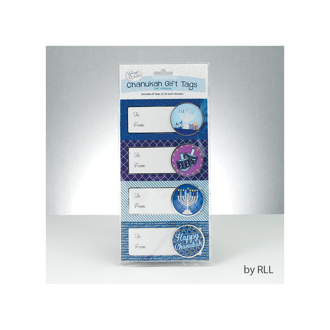 3D CHANUKAH GIFT TAGS