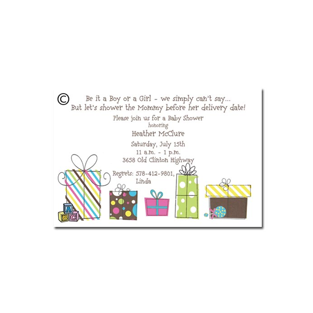 ABC BLOCKS AND GIFTS - BLANK STOCK INVITATION