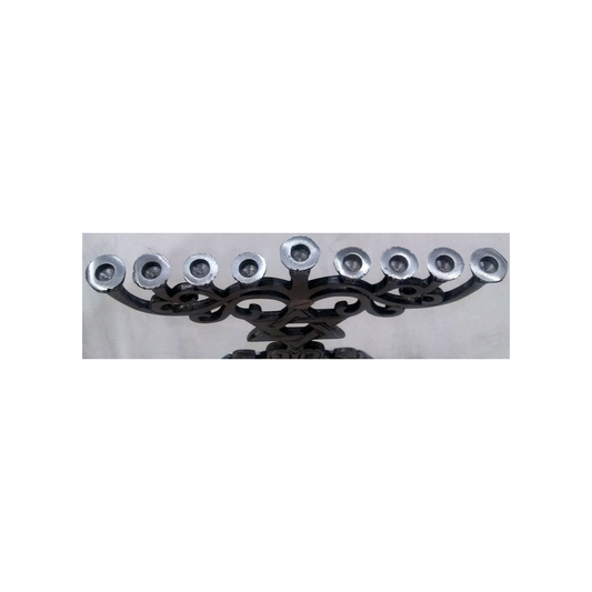 ALUMINUM LUCHOT MENORAH