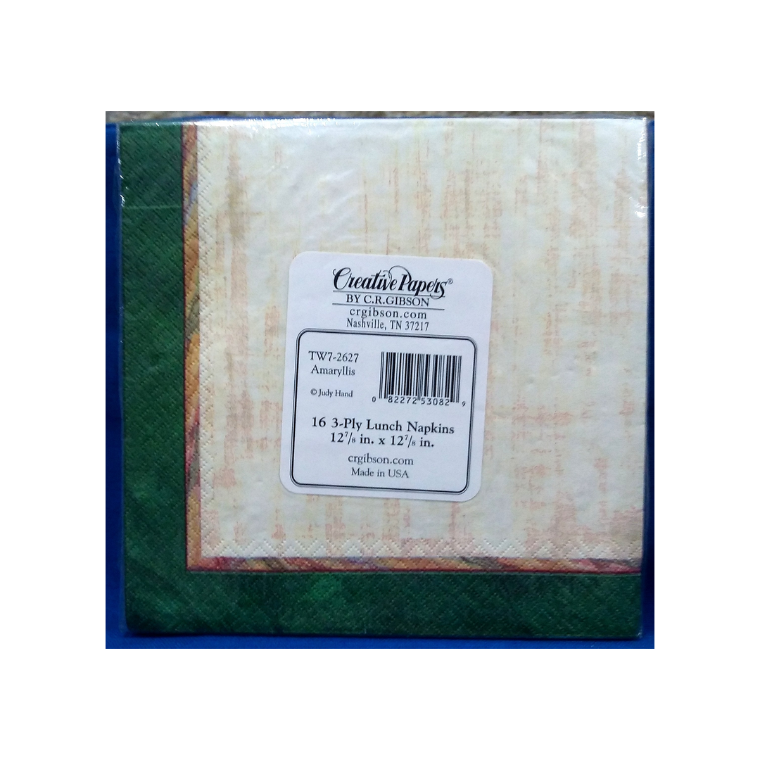 AMARYLLIS LUNCHEON PAPER NAPKINS