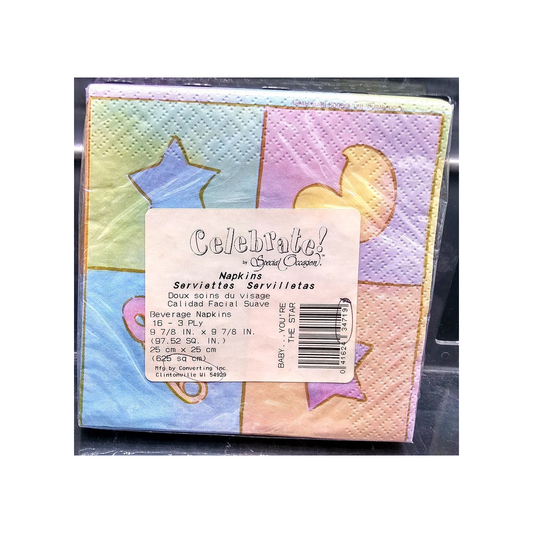 BABY...YOU'RE THE STAR PAPER BEVERAGE NAPKINS