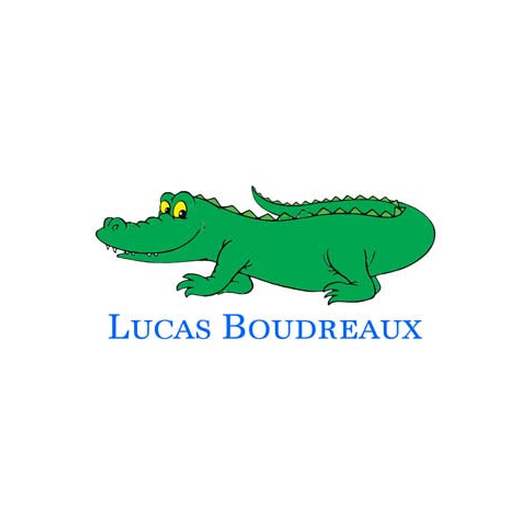 BIG ALLIGATOR PERSONALIZED GIFT OR CALLING CARDS