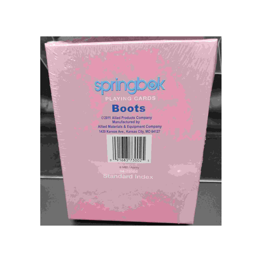BOOTS STANDARAD INDEX SPRINGBOK PLAYING CARDS