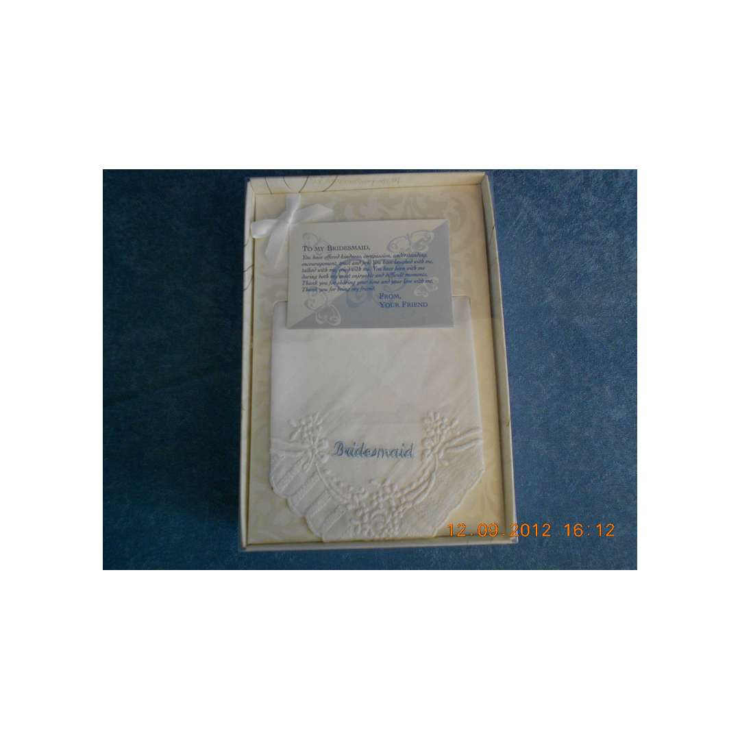 BRIDESMAID HANDKERCHIEF