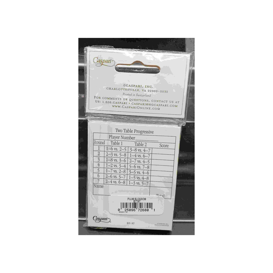C. R. GIBSON ROSES BRIDGE TALLIES