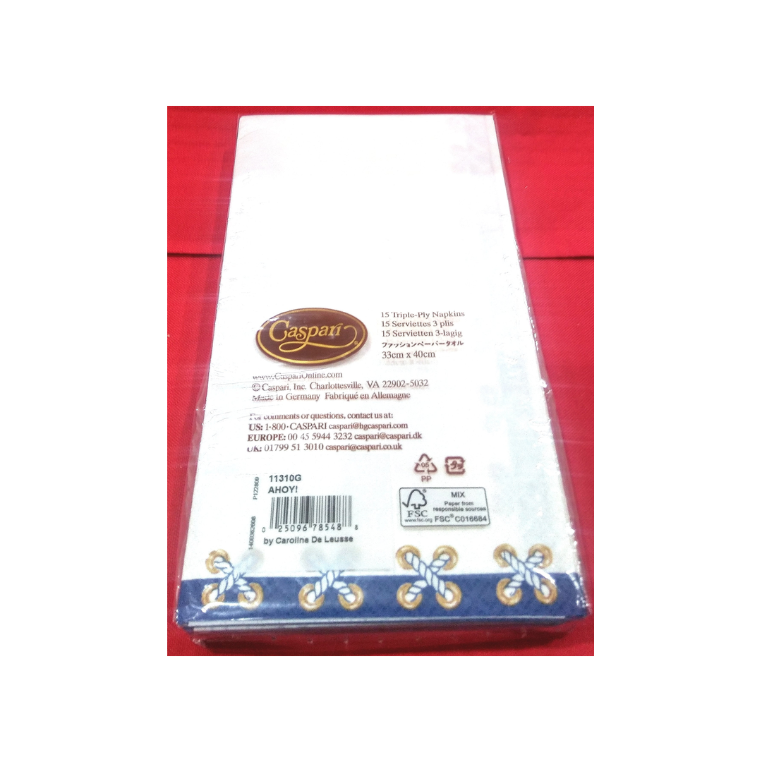 CASPARI AHOY! PAPER GUEST TOWELS