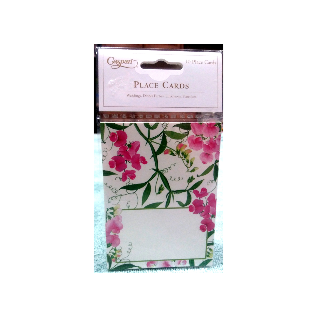 CASPARI SWEET PEAS PLACE CARDS
