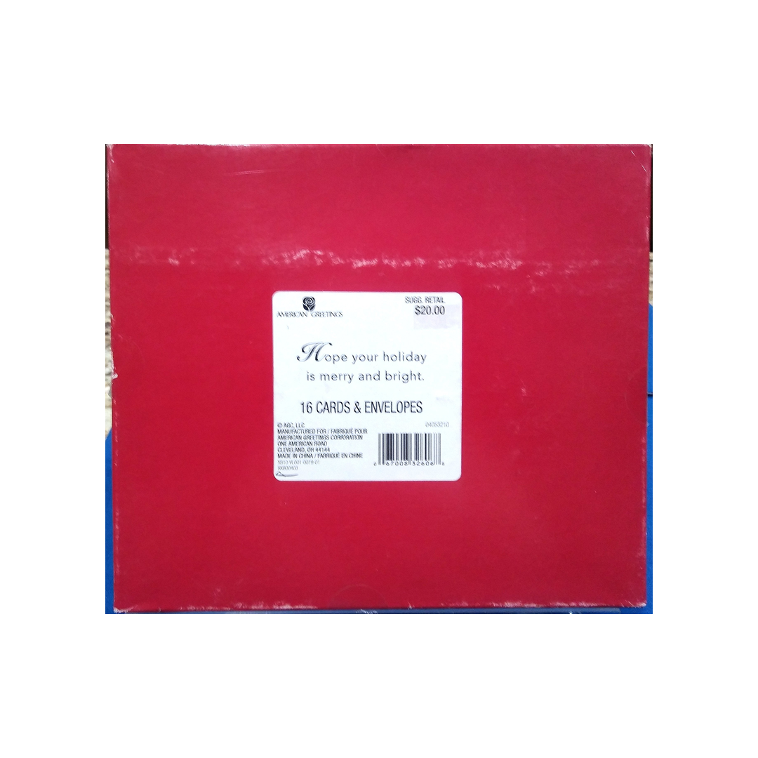 CHRISTMAS WISHES BOXED GREETING CARDS
