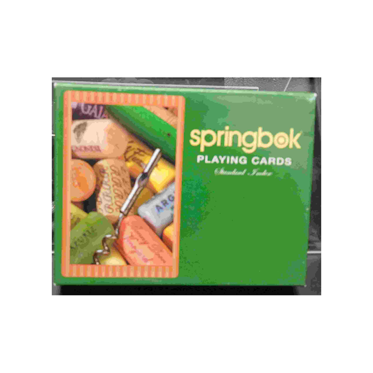 CORK COLLECTION STANDARD INDEX SPRINGBOK PLAYING CARD