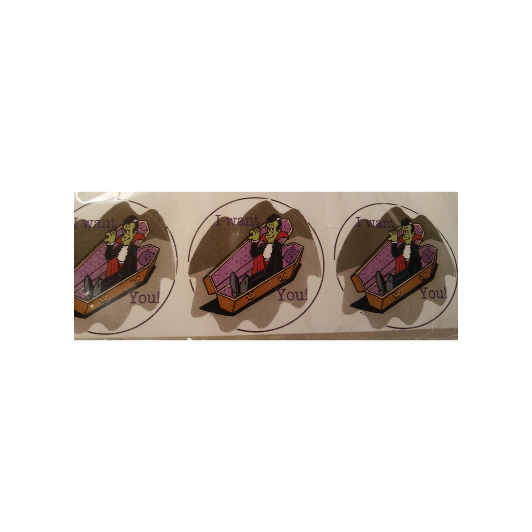 DRACULA CIRCLE STICKERS