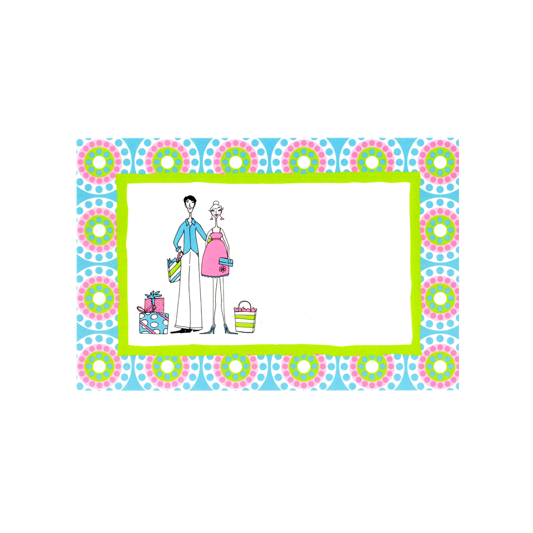 FAB BABY COUPLE - BLANK STOCK INVITATION