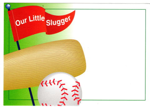 LITTLE SLUGGER - BLANK STOCK INVITATION