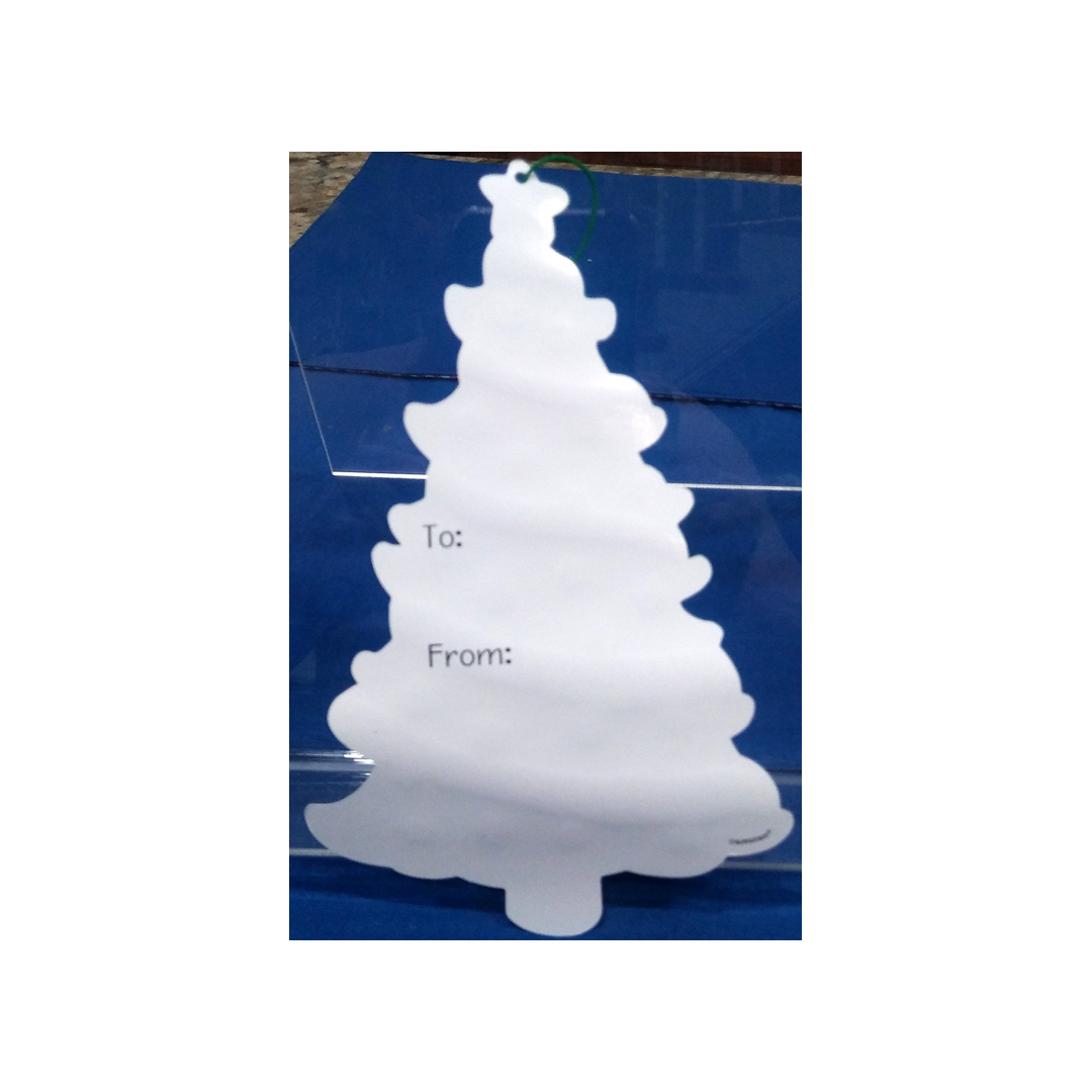 JUMBO CHRISTMAS TREE GIFT TAG