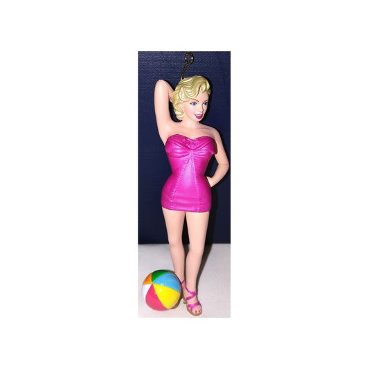 MARILYN MONROE BATHING BEAUTY ORNAMENT
