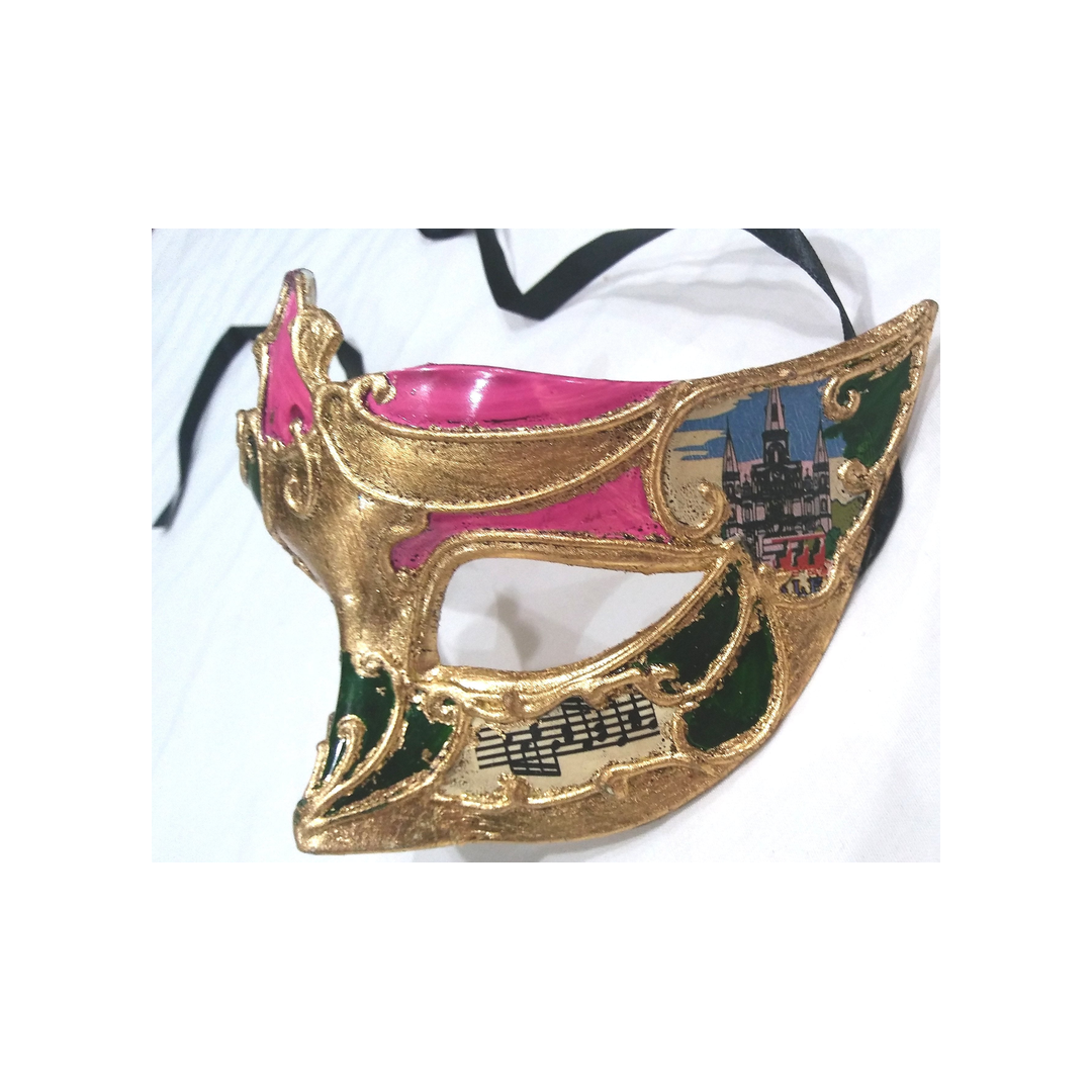 NEW ORLEANS DESIGN MARDI GRAS MASK