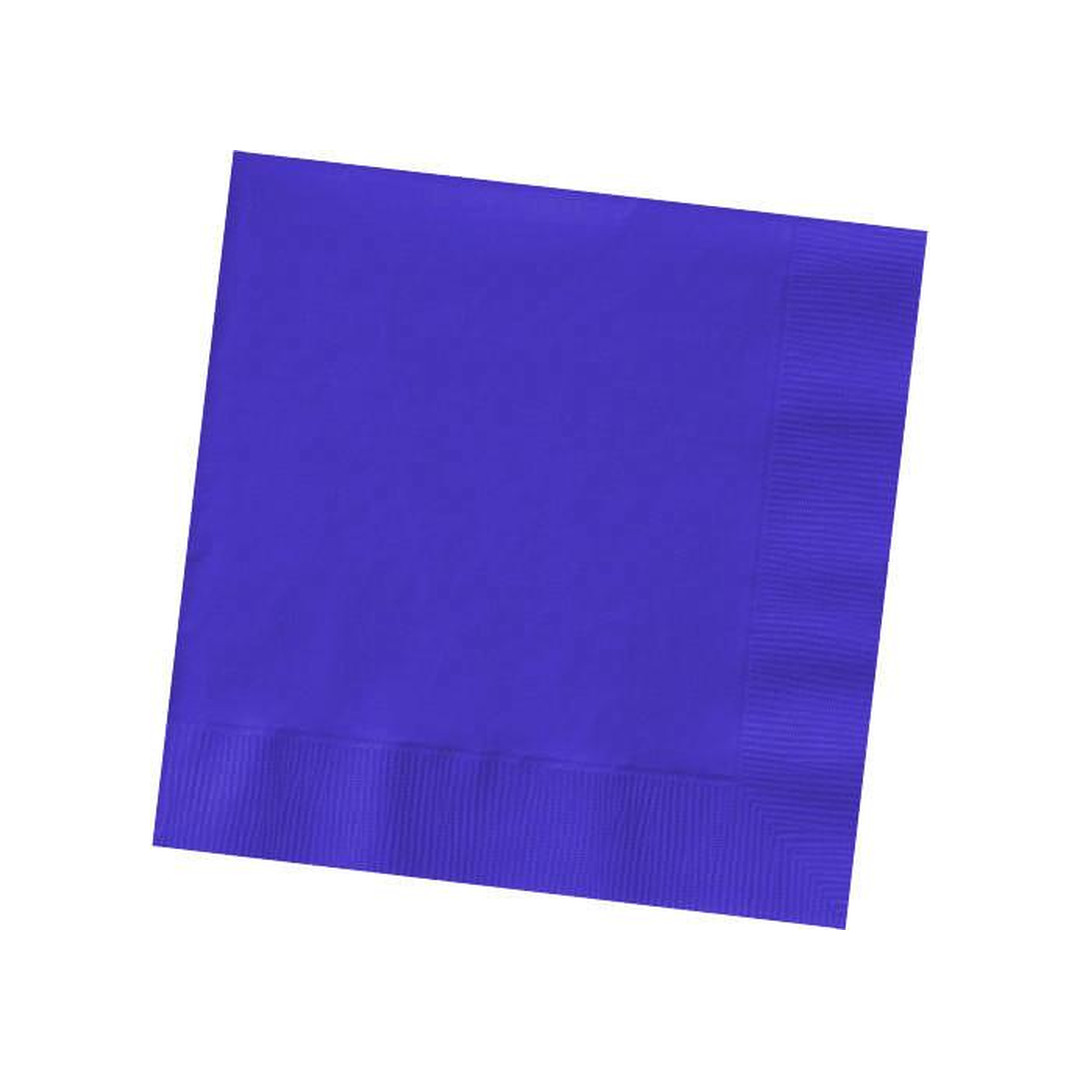 NEW PURPLE 3 PLY BEVERAGE NAPKINS