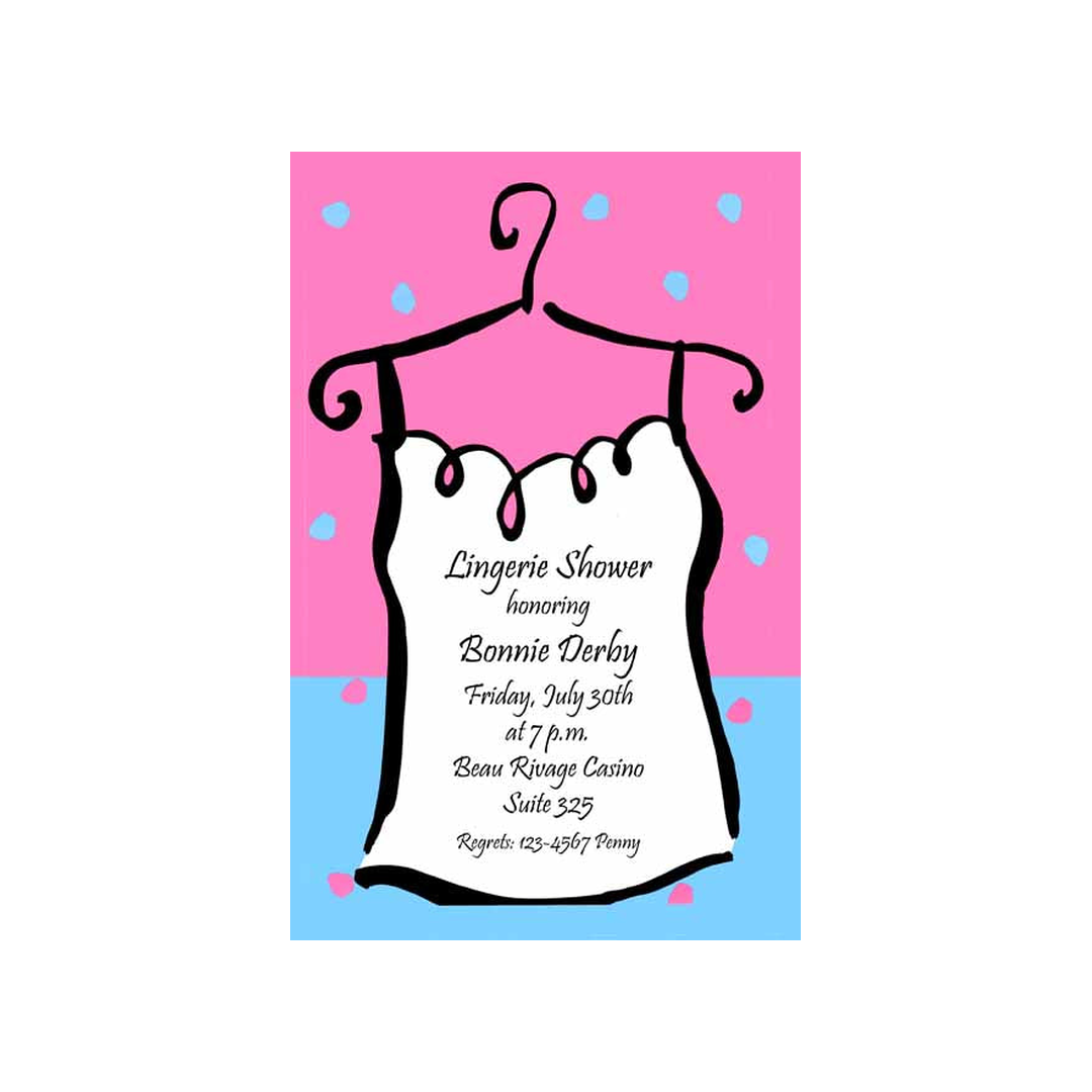 OUTLINE TEDDY CUSTOM INVITATION