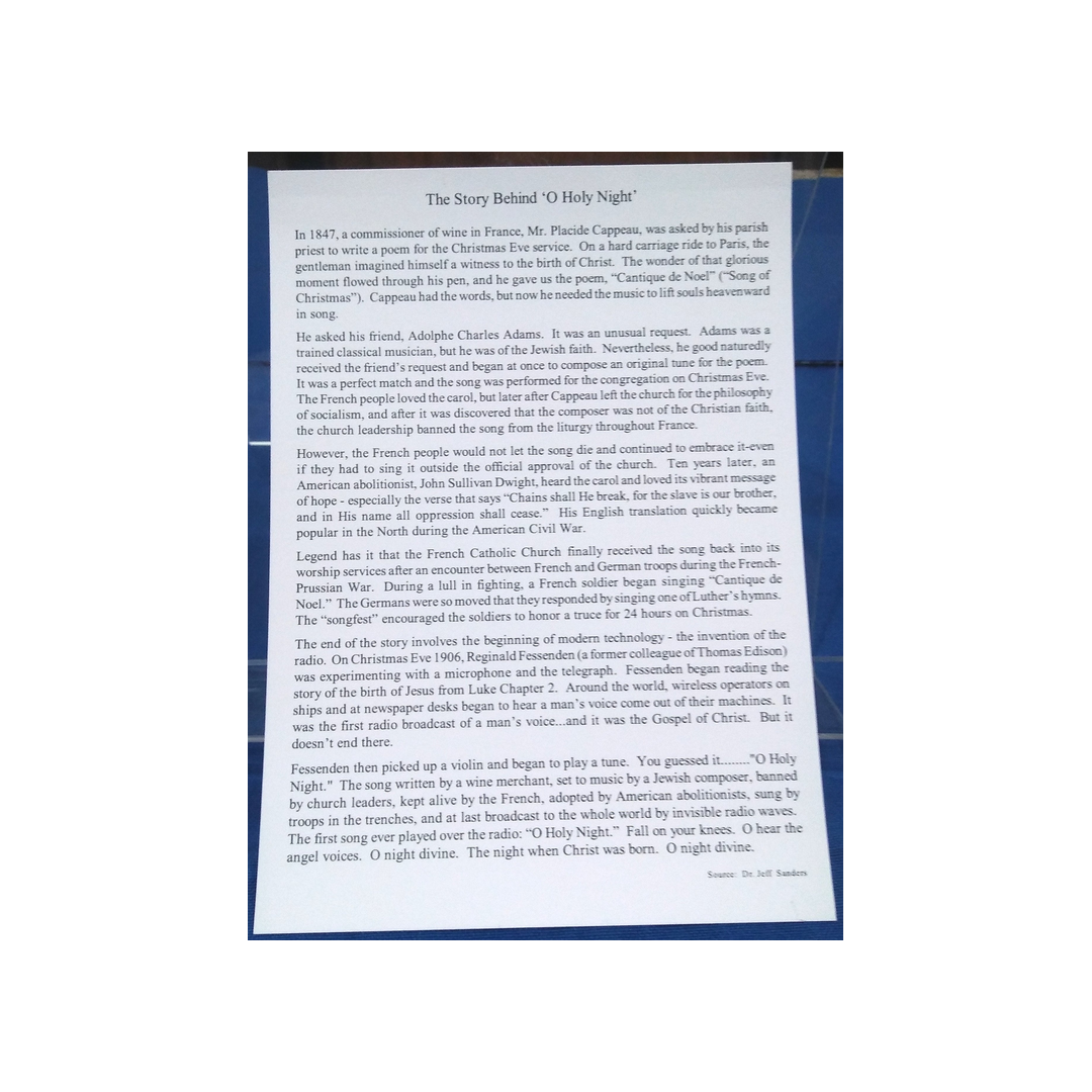 O HOLY NIGHT CARD