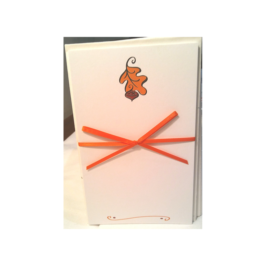PETITE FALL LEAF - BLANK STOCK INVITATION