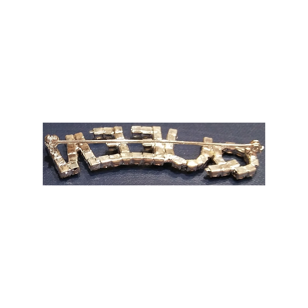 QUEEN RHINESTONE PIN/BROOCH