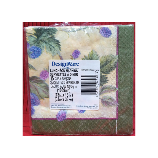 RASPBERRY PAPER LUNCHEON NAPKINS