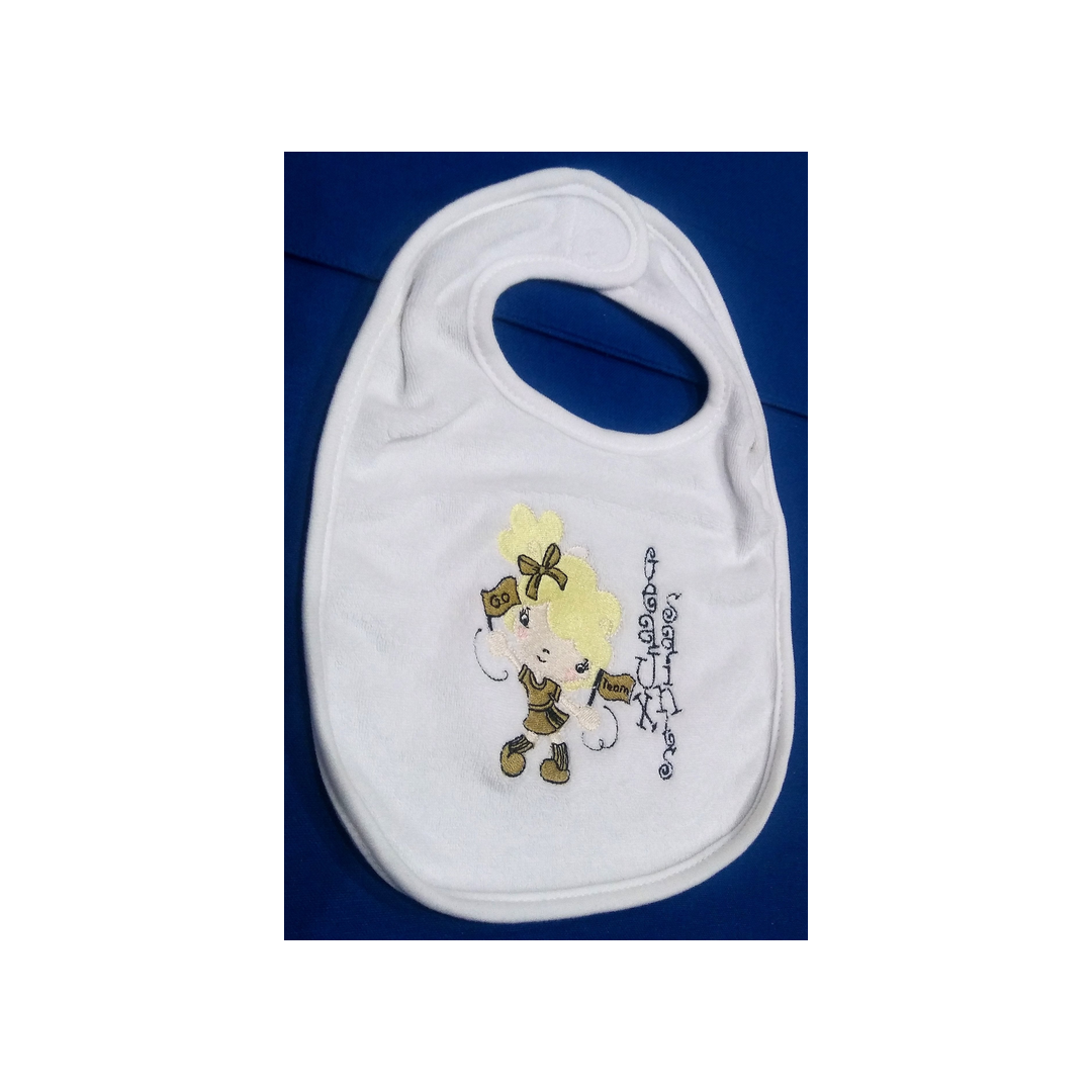 SAINTS CHEERLEADER BIB