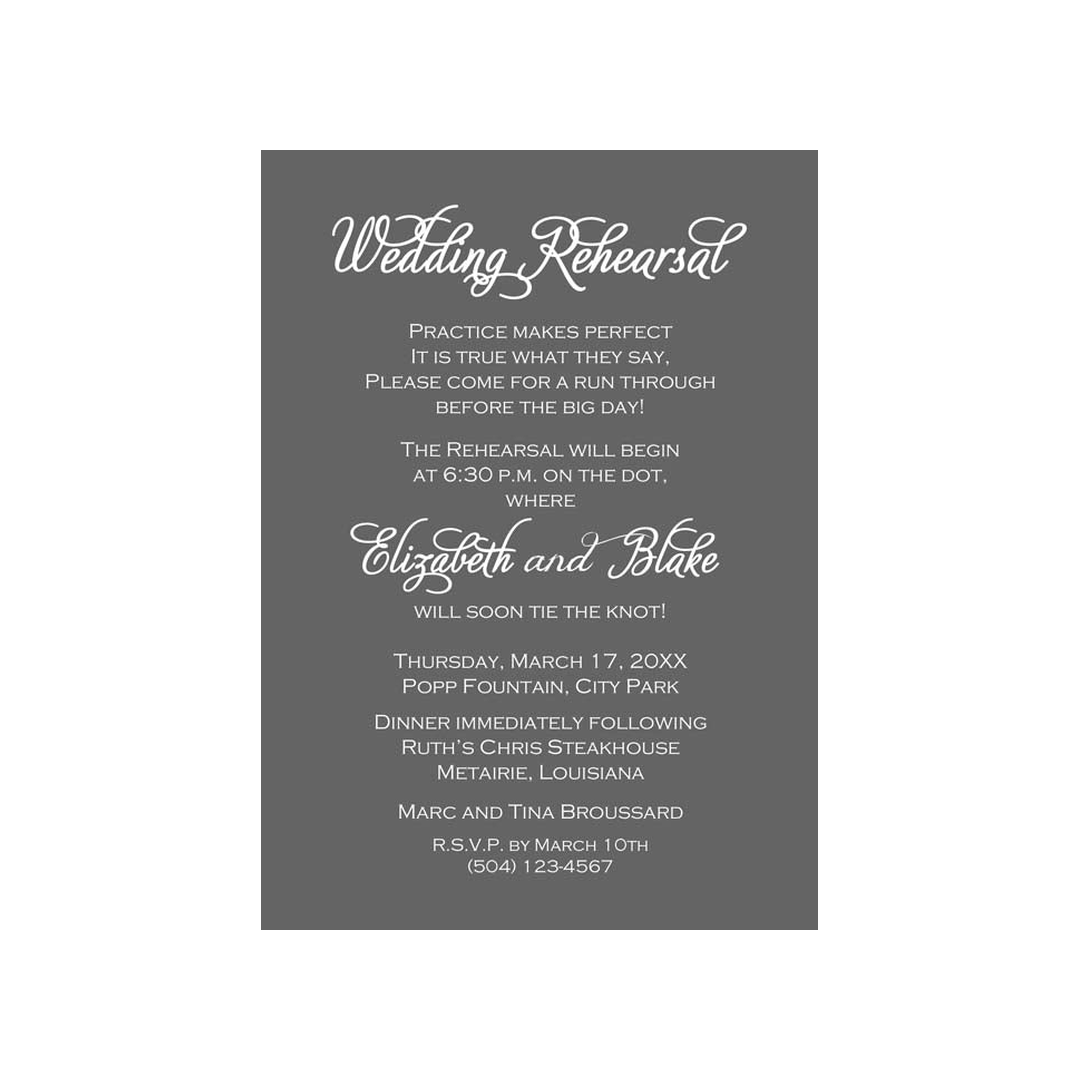 SIMPLE TEXT AND COLOR CUSTOM INVITATION