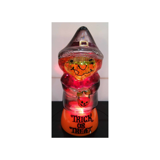 SMALL LIGHT UP WITCH WATER GLOBE