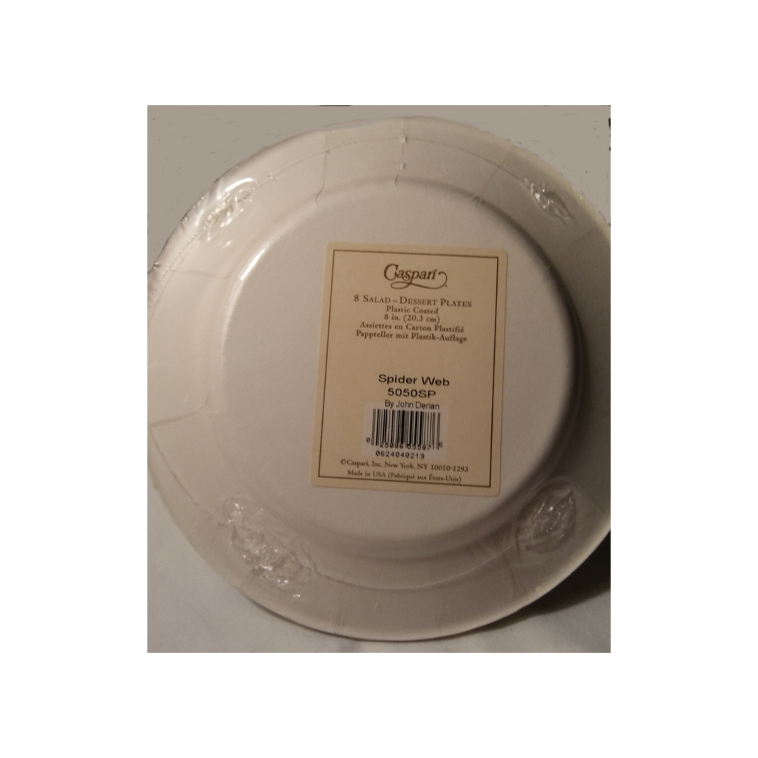 SPIDER WEB 8 INCH PAPER PLATES