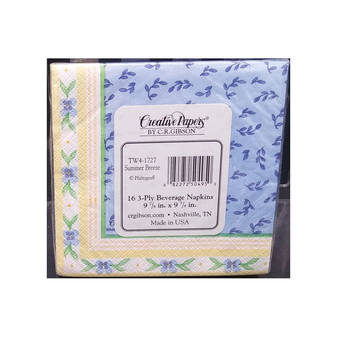 SUMMER BREEZE BEVERAGE NAPKINS