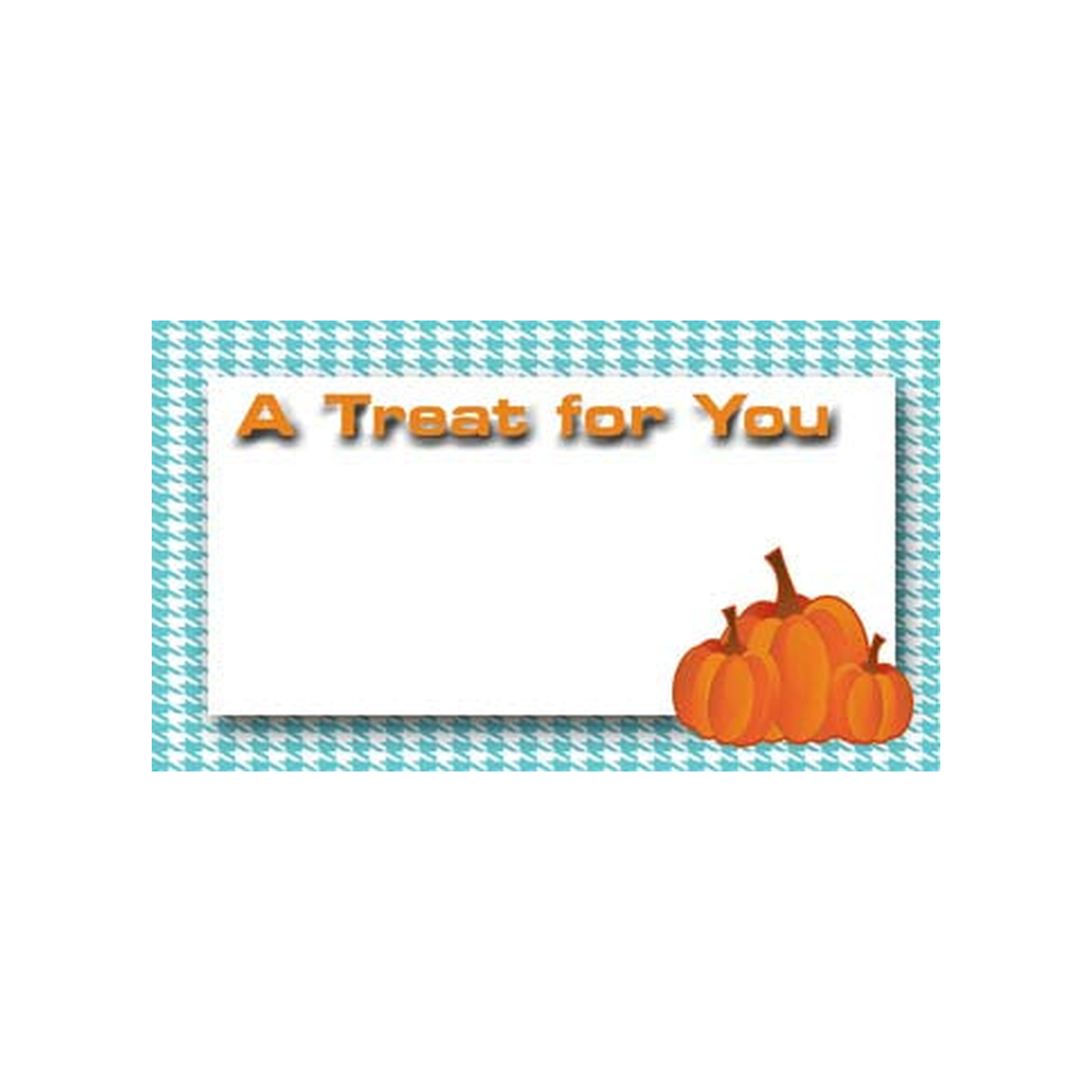 THREE PUMPKINS PERSONALIZED GIFT OR CALLING CARDS