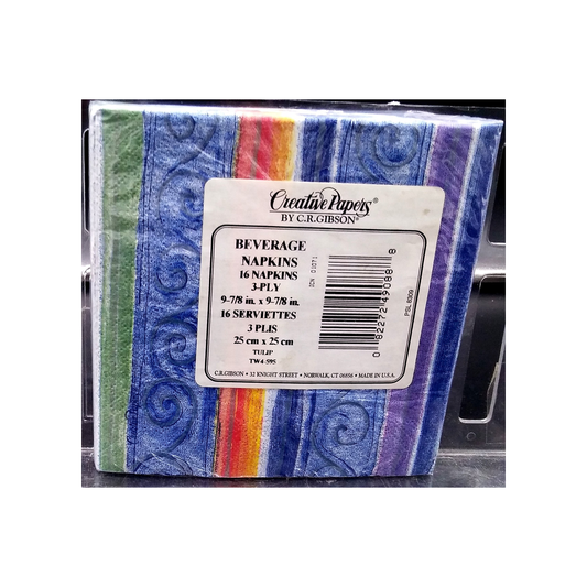 TULIP PAPER BEVERAGE NAPKINS