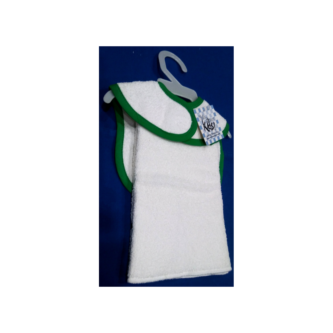 TURTLE BIB AND BURPER SET