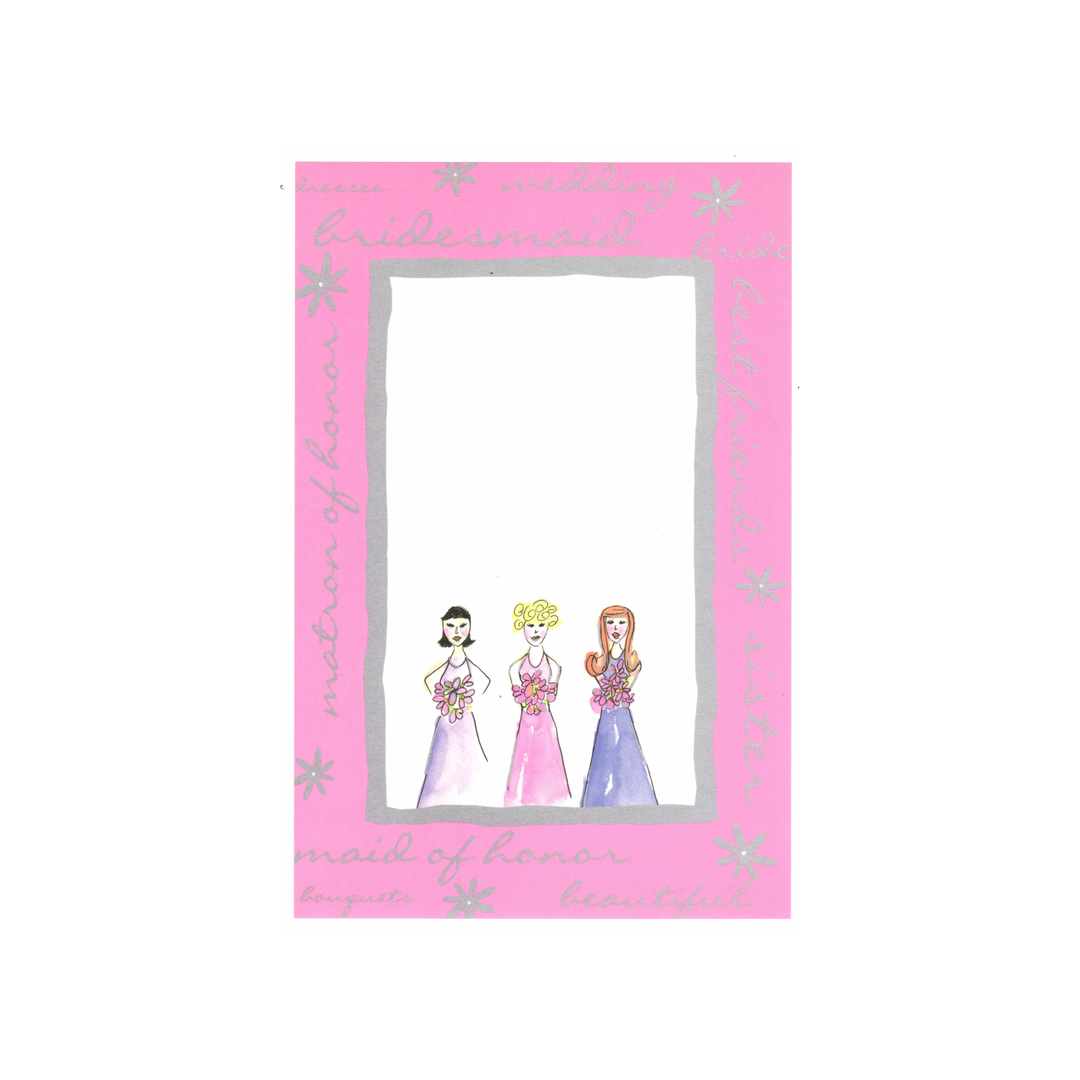 VELLUM BRIDESMAIDS - BLANK INVITATION