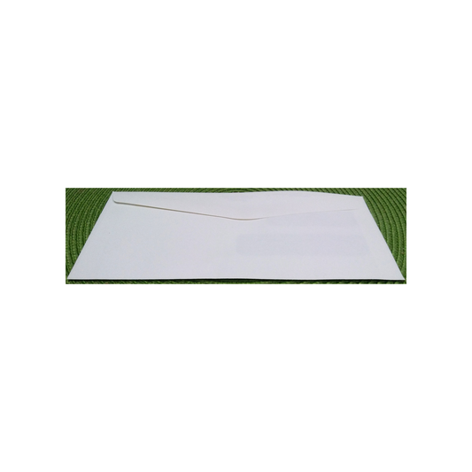 WHITE DOUBLE WINDOW ENVELOPES-50 COUNT