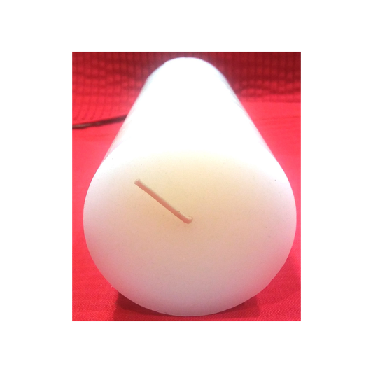 WHITE PILLAR CANDLE