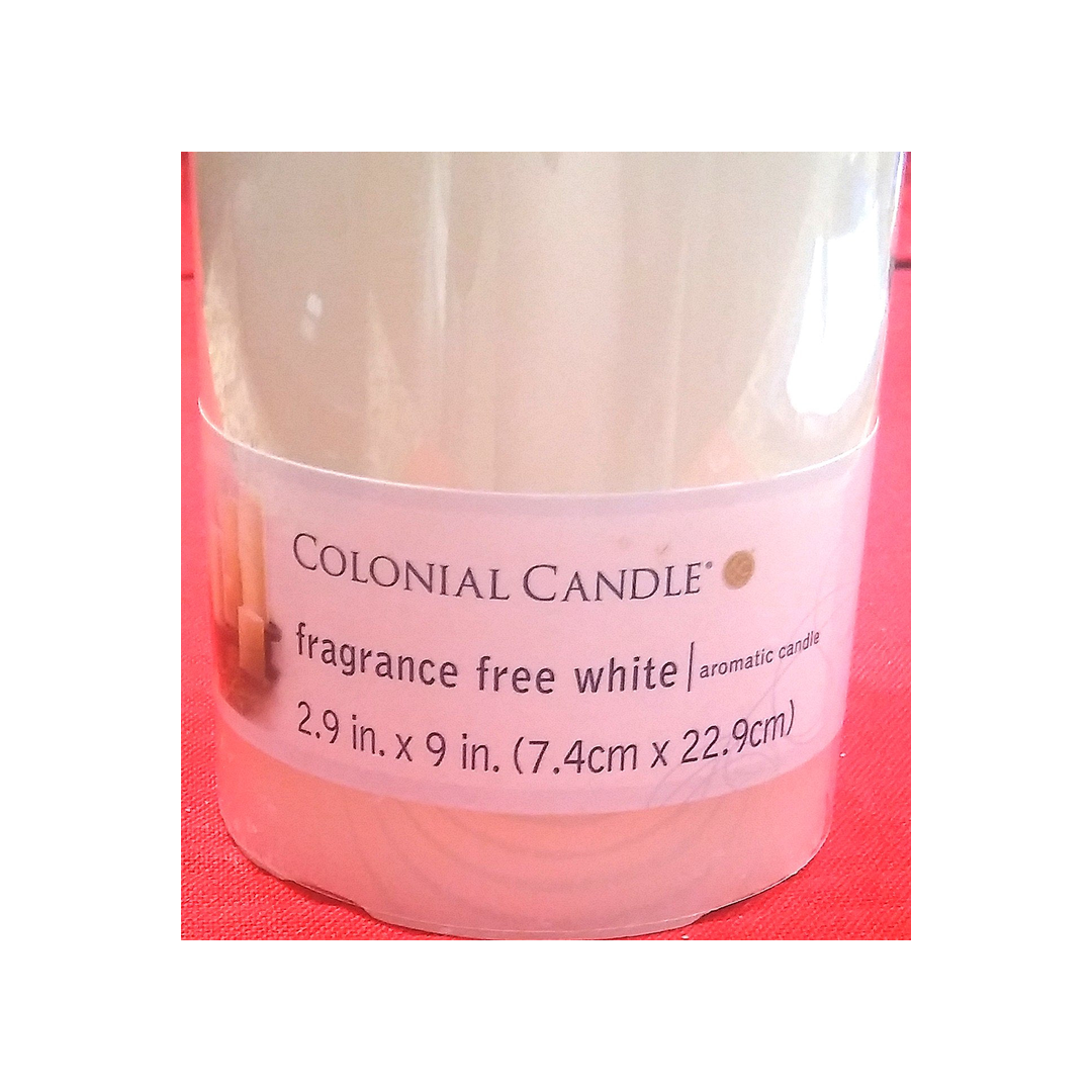 WHITE PILLAR CANDLE