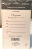 THANKSGIVING FILL IN INVITATION