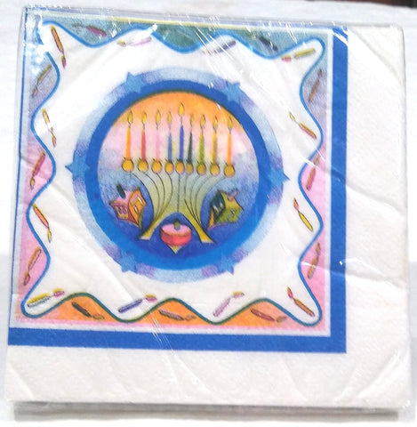 THE RADIANCE OF HANUKKAH PAPER BEVERAGE NAPKINS