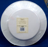 CASPARI GILDED ORNAMENT IVORY 10 1/2" PAPER PLATES