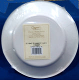 CASPARI GILDED ORNAMENT IVORY 8" PAPER PLATE