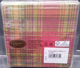CASPARI HIGHLAND EVERGREEN PAPER BEVERAGE NAPKINS