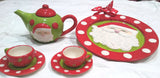 SANTA TEA SET - 7 PIECE SET