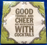 GOOD TIDINGS PAPER BEVERAGE NAPKINS