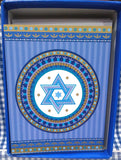 STAR OF DAVID MEDALLION HANUKKAH BOXED GREETING CARDS