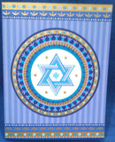 STAR OF DAVID MEDALLION HANUKKAH BOXED GREETING CARDS