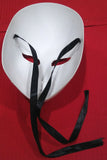 PAINTED PLASTIC MASK - GOLD LIPS