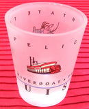 LOUISIANA FROSTED SHOT GLASS