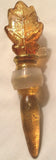 FALL LEAVE GLASS BOTTLE STOPPER