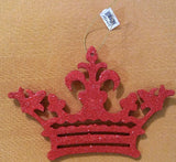 RED GLITTER CROWN